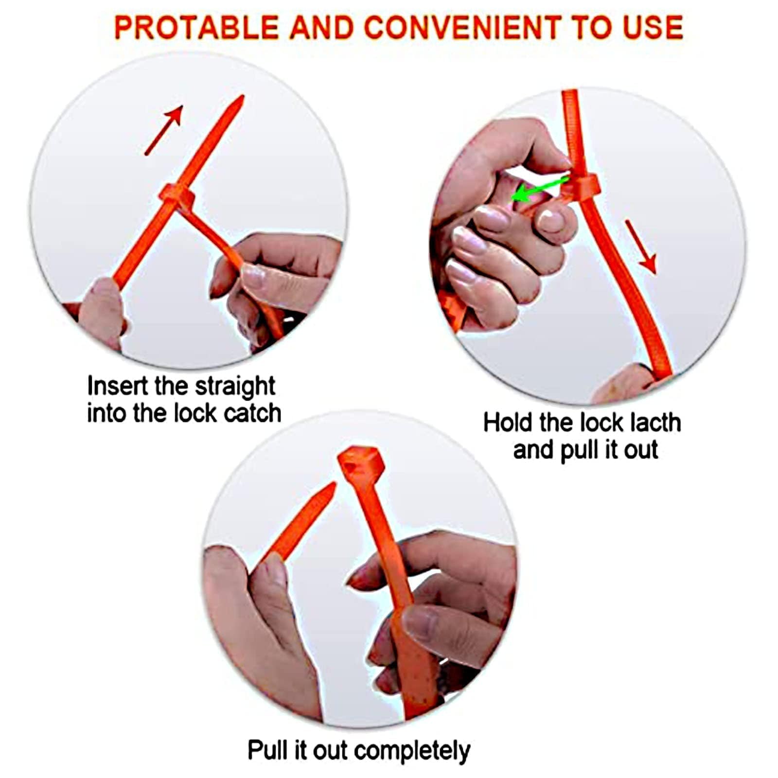 Reusable Anti Snow Chains, 2025 Upgrade Portable Snow Tire Chains, Winter Tire Wheel Chains for Pickup Trucks & SUV, Emergency Snow Plastic Non-Slip Cable Tie for Winter Driving & Muddy Road (20)