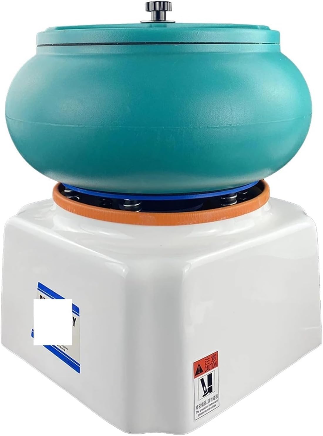 Machine de polissage vibrante de 43,2 cm, baril vibrant pour meulage d'agate de jade, équipement lapidaire