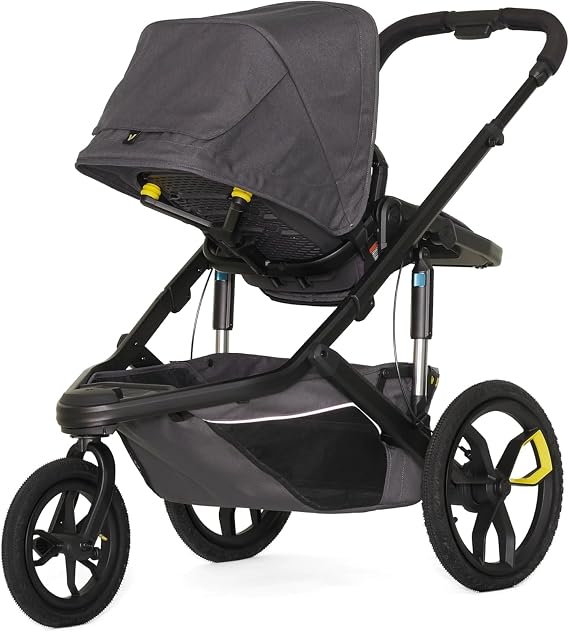 Veer Switch&Jog Jogging Stroller with Neoprene Grips | 3 Wheel All-Terrain Jogger Stroller with Switchback Seat | Shock Absorbing, Durable, Maneuverable, Collapsible