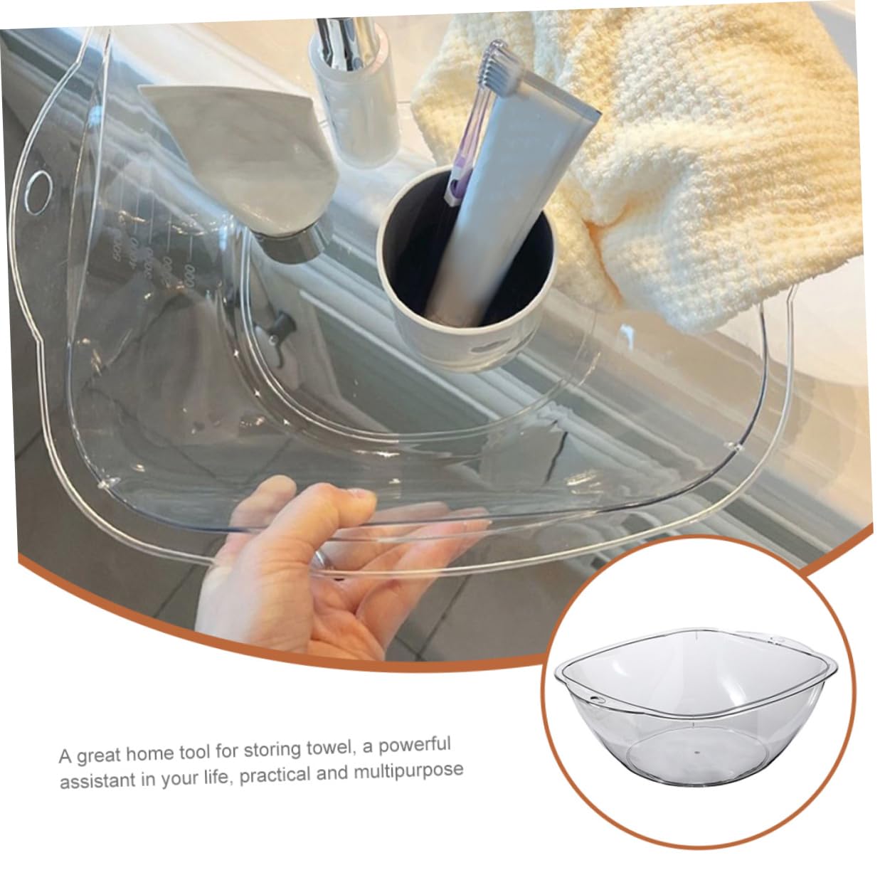 Face Basin Cleansing Plastic Wash for Salon and Home Use