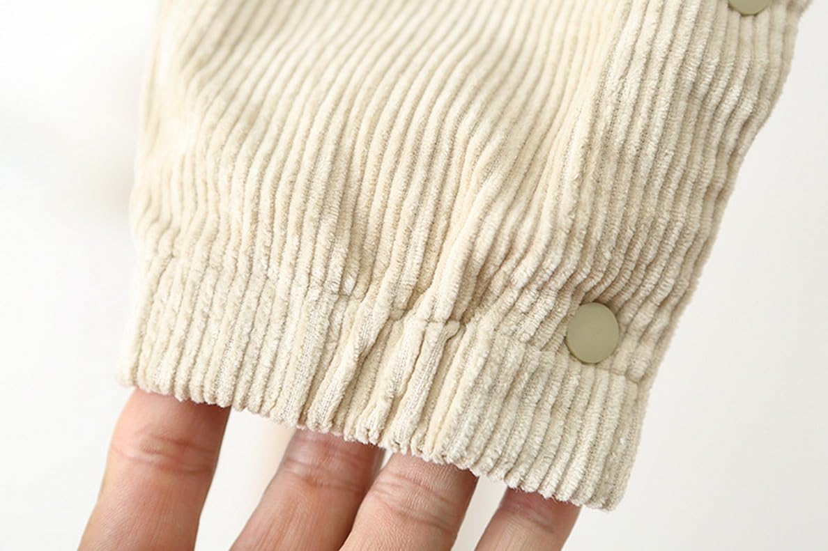 Baby salopette di velluto a coste salopette allentata orso cartone animato pantaloni salopette morbido retrò un pezzo bottone pantaloni bavaglino tuta tuta neonato per la primavera autunno