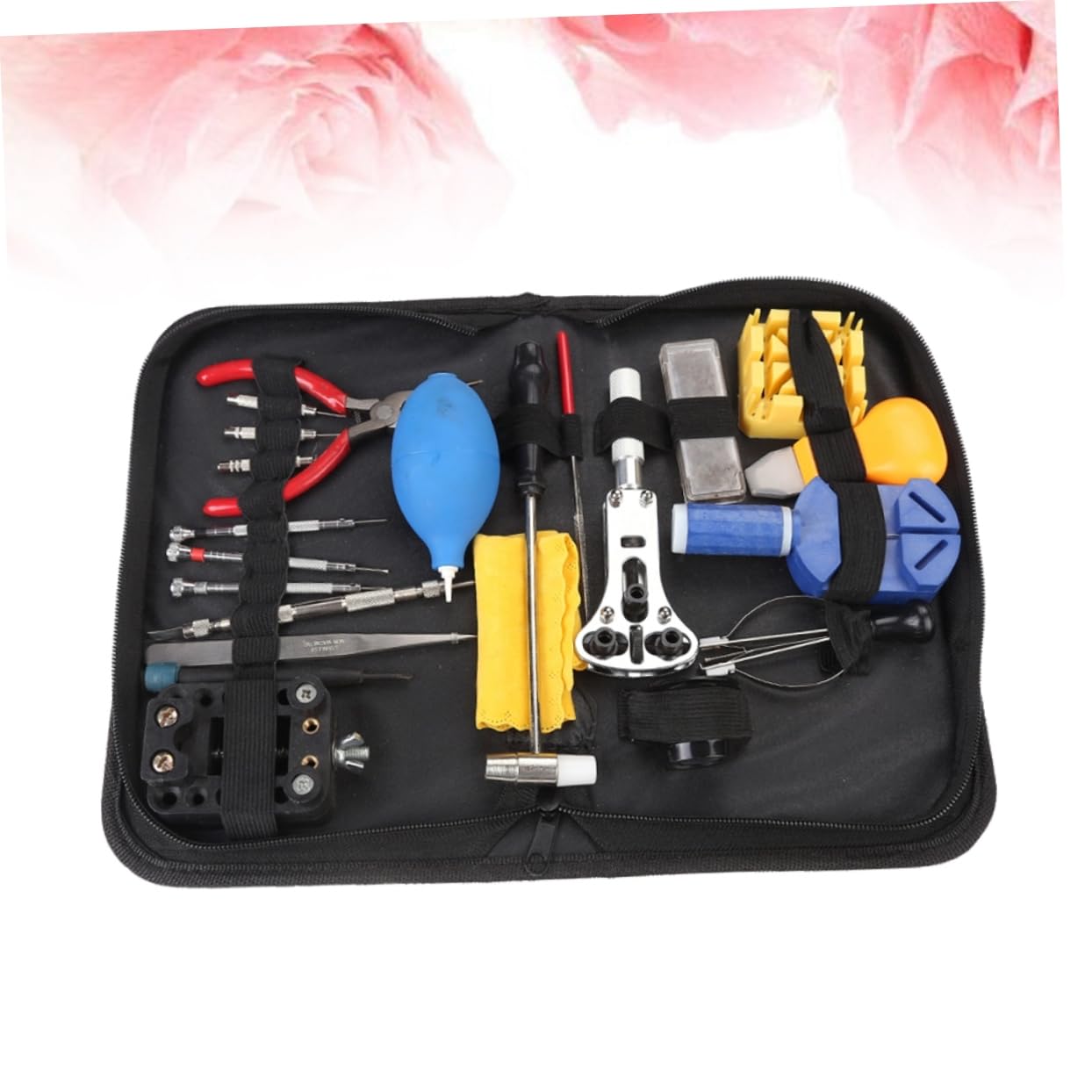 COLLBATH 22stücke Werkzeugset Für Uhrenreparatur Federsteg-Tool Gliederentferner Schraubendreher Gehäuseöffner Für Uhrenbatteriewechsel Armbandjustage Und Dichtungserneuerung