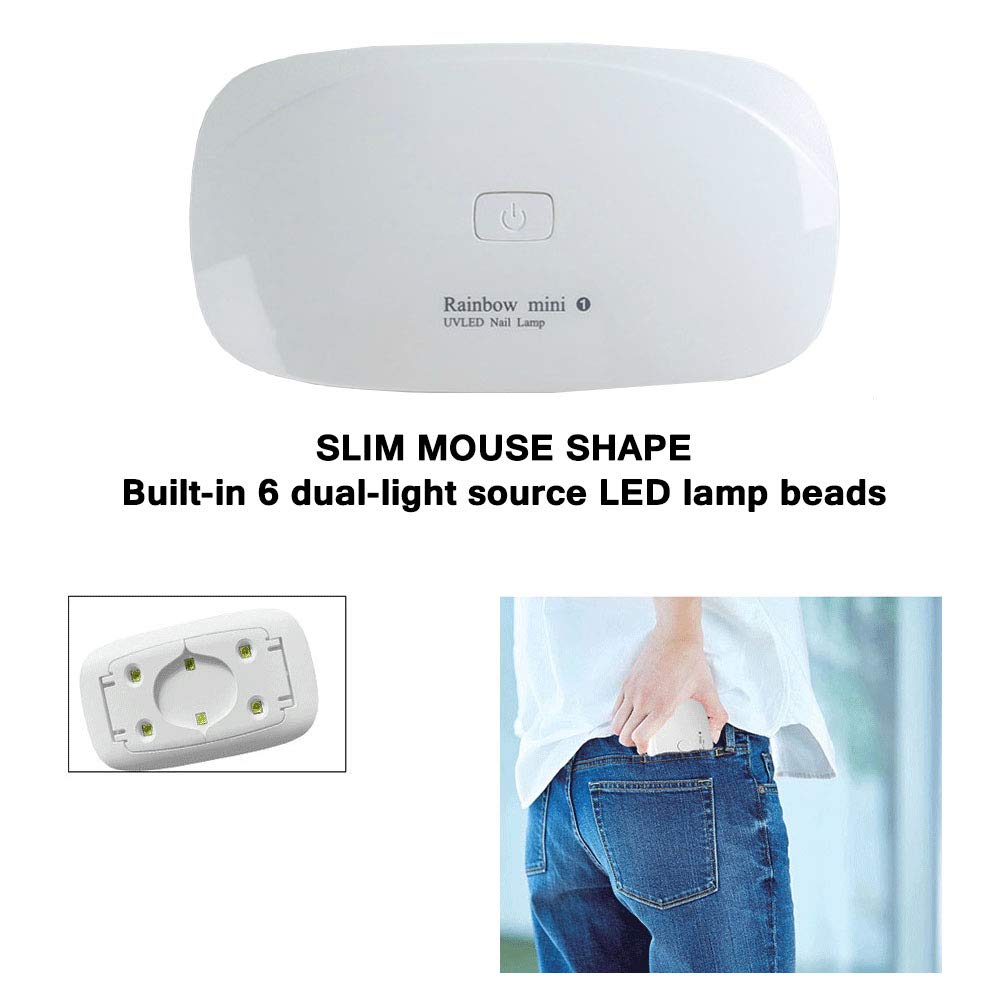 USB Mini lampa do paznokci LED suszarka