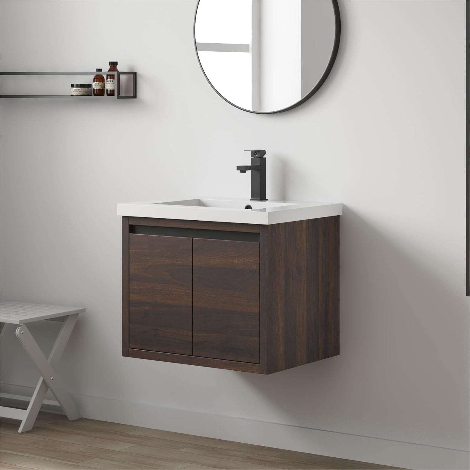 Buy HAALVDE 24 Bathroom Vanity with Sink Combo, 24 Inch Single Sink
