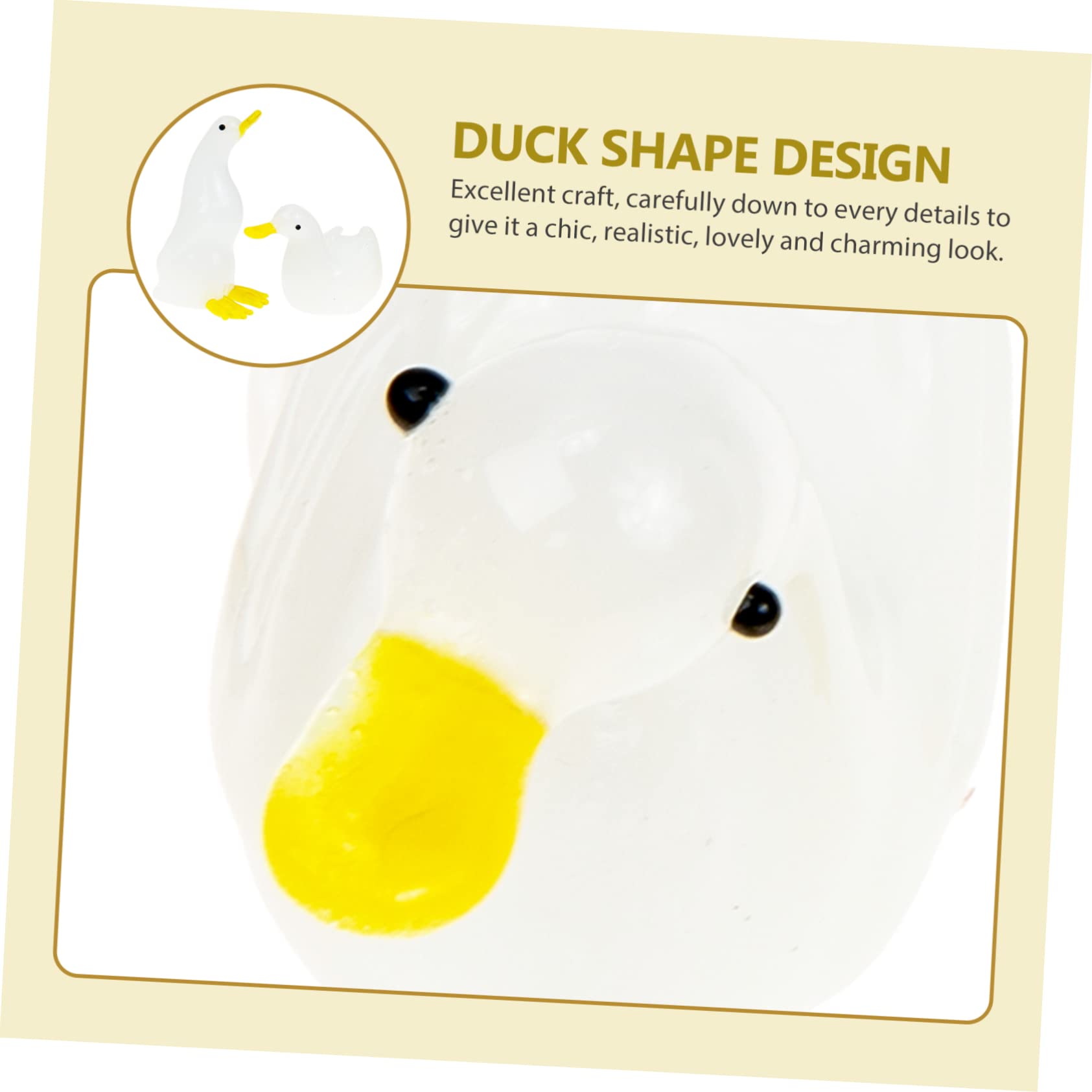 TOPBATHY 6stücke Wasserfall Kristall Ente Figurine Handgefertigte Tier Dekoration Für Tisch Wohnzimmer Garten Süßes Für Geburtstage Und Besondere Anlässe