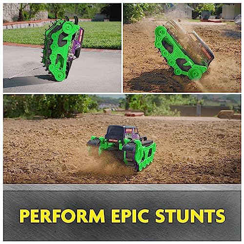 Image of Monster Jam, Official Grave Digger Trax All-Terrain Remote Control Outdoor Vehicle, 1:15 Scale, Kids Toys for Boys and Girls Ages 4 and up