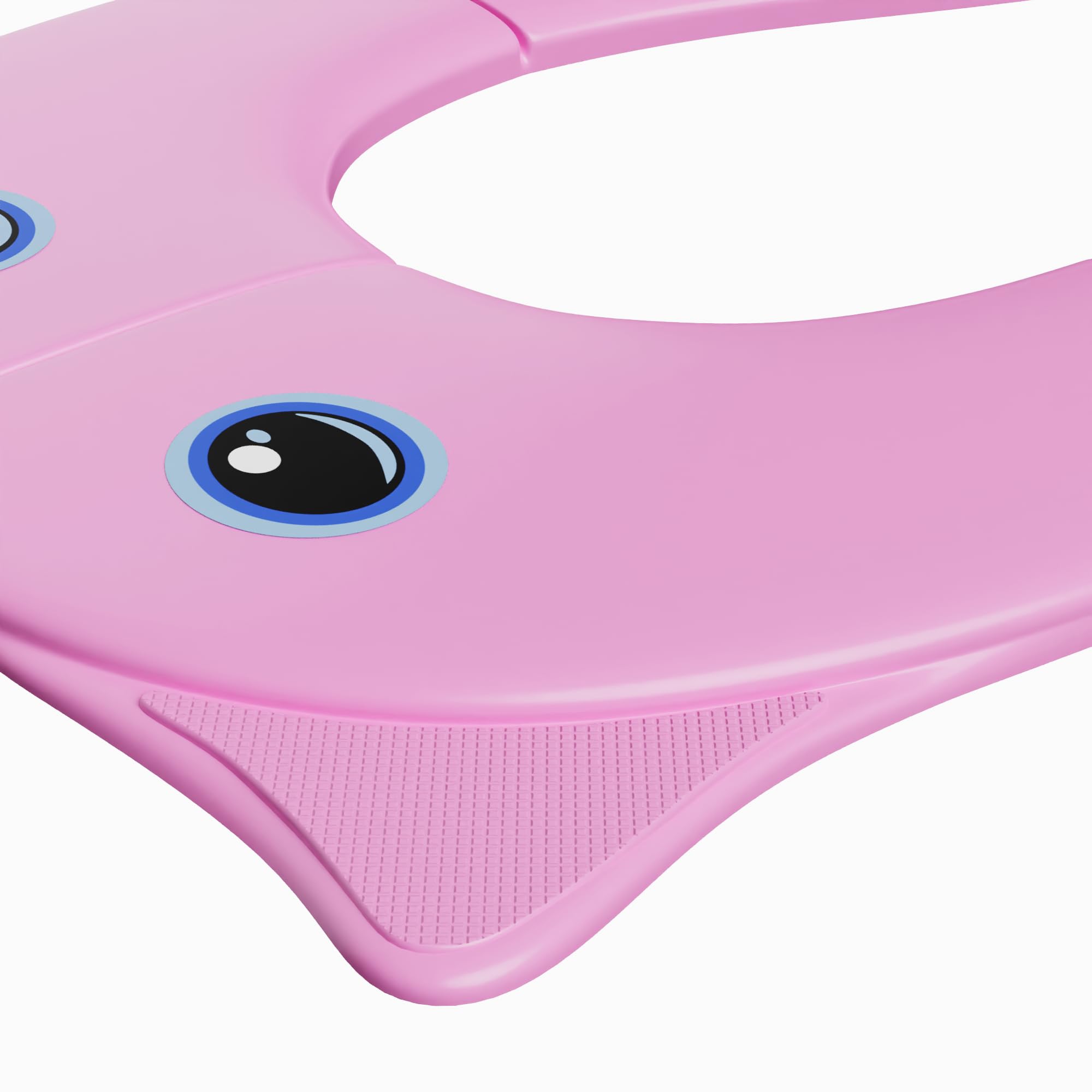 TECHHARK® Baby Potty Training Toilet Seat for Boys And Girls Kids, Non-Slip with Splash Guard, Fits Round & Oval Toilets, (TRAVEL PINK) - Image 5 thumbnail