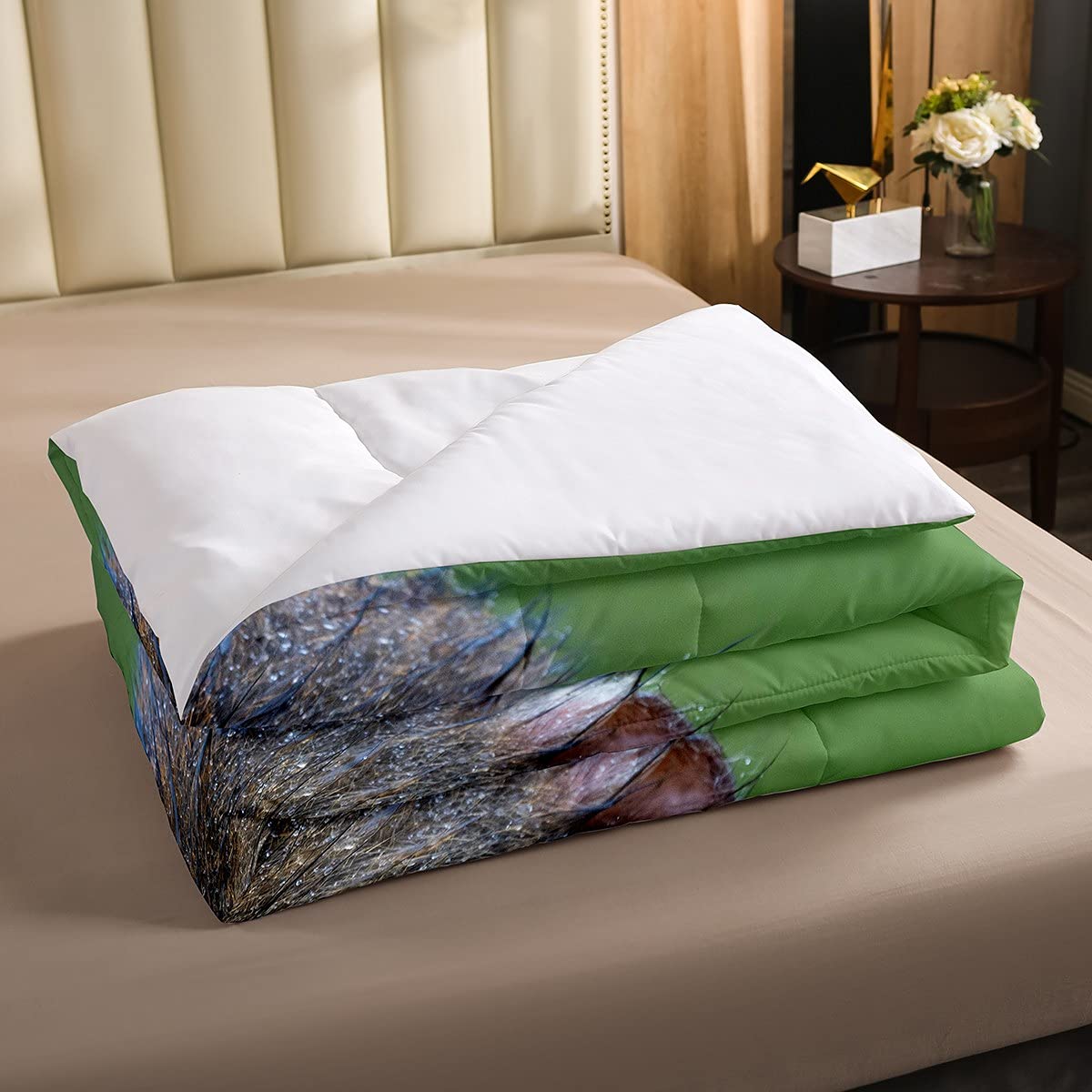 Just Contempo - Set di biancheria da letto con motivo a scimmia, colore: Nero India macaque per bambini, ragazzi e ragazze, con 2 federe, 3 pezzi, per letto 230x220cm