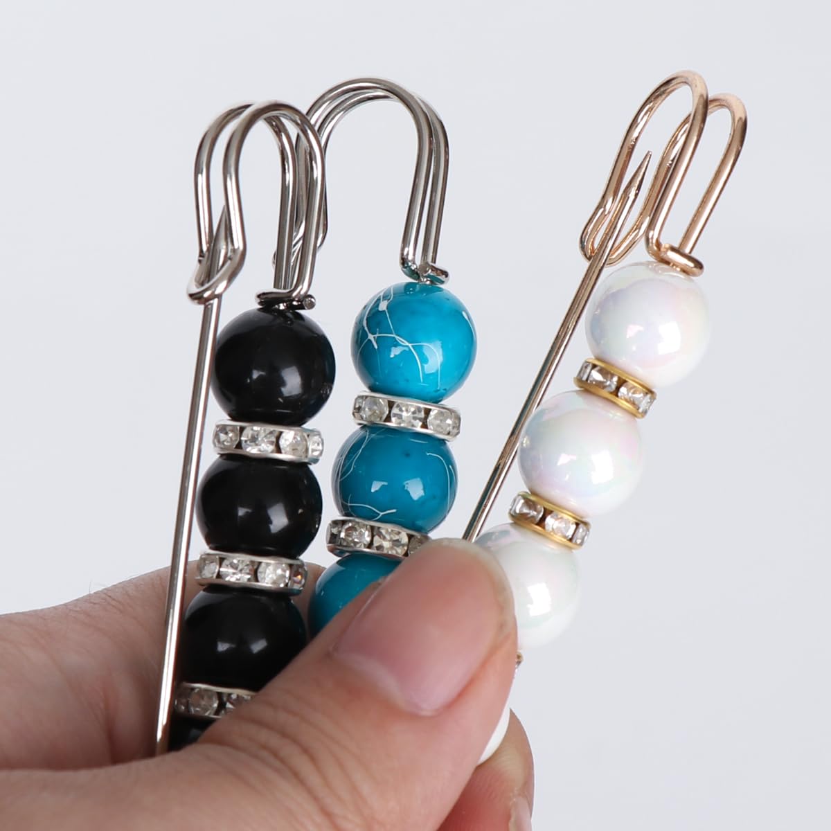Sixfolo 6 Pezzi Clip per Cardigan Donna,Clip per Cardiganin Metallo Clip per Mag