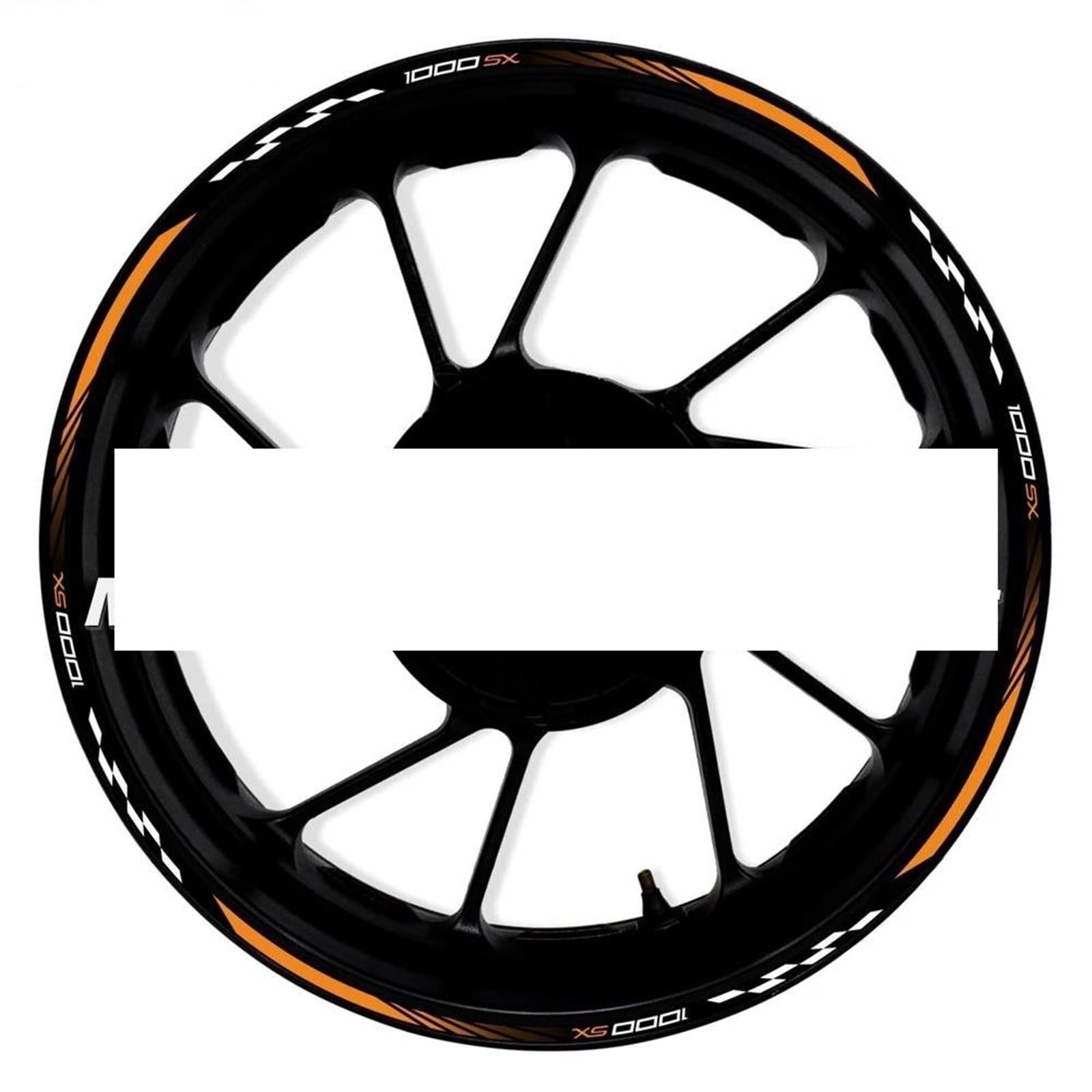 Motorcycle Wheel Stickers for Kawasaki for Z1000SX for Z-1000SX Motorbike