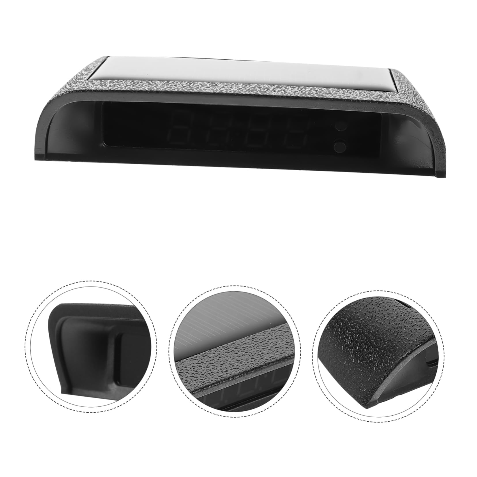 1pieza Reloj Digital Solar De Alta Precisión Para Automóviles y Carga Usb Reloj De Tablero Para Coches Fácil Instalación y Uso Diario