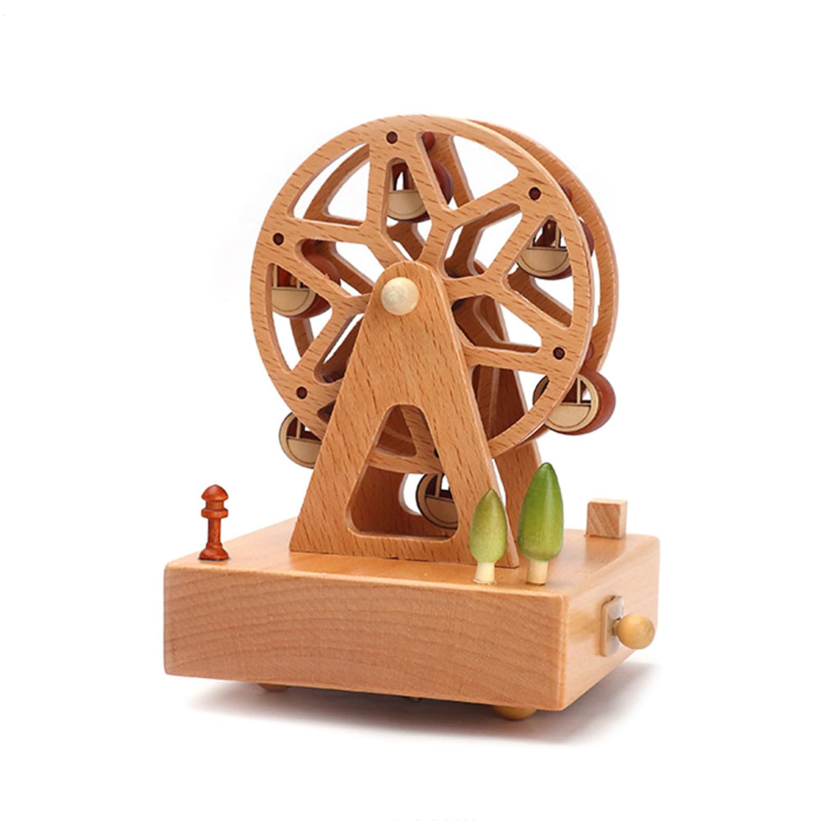 Carillon per bambini, carillon in legno | Scatola musicale per ballerina | del castello di Clockwork | Carillon classico per ragazze, regalo di compleanno di Natale o ornamento decorativo da scrivania