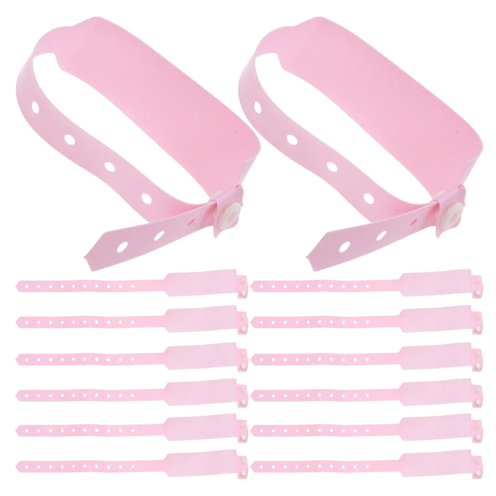 100 pulseras de identificación de paciente.