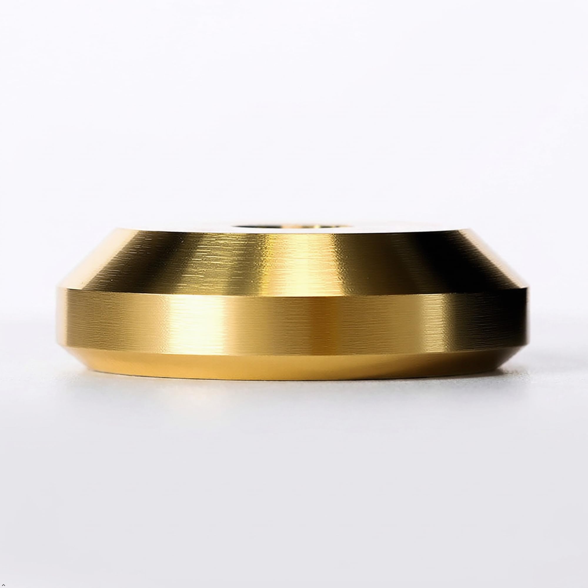 PrecisionGeek - Podkładki Pod Kolce Głośnikowe Średnica 40mm Mosiądz (4 sztuki)