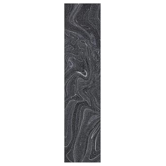 Skateboard Grip Tape Sheet 44 x 10 Inch Longboard Grip Tape Griptape Skateboard Scooter Sandpaper Griptape Black Fluid