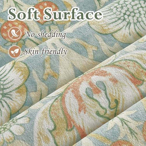 Tortania Area Rug Living Room Rugs - 5x7 Washable Boho Rug Vintage Oriental Distressed Farmhouse Large Thin Indoor Carpet for Living Room Bedroom Under Dining Table Home Office - Light Green