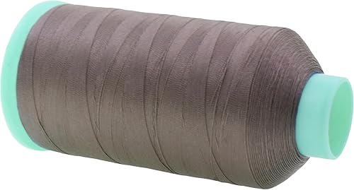 Miniatura 944 de Mandala Crafts Hilos de coser resistentes de nailon consolidado, hilo para tejer jeans de cuero, hilos de tapicería marina al aire libre, Beige