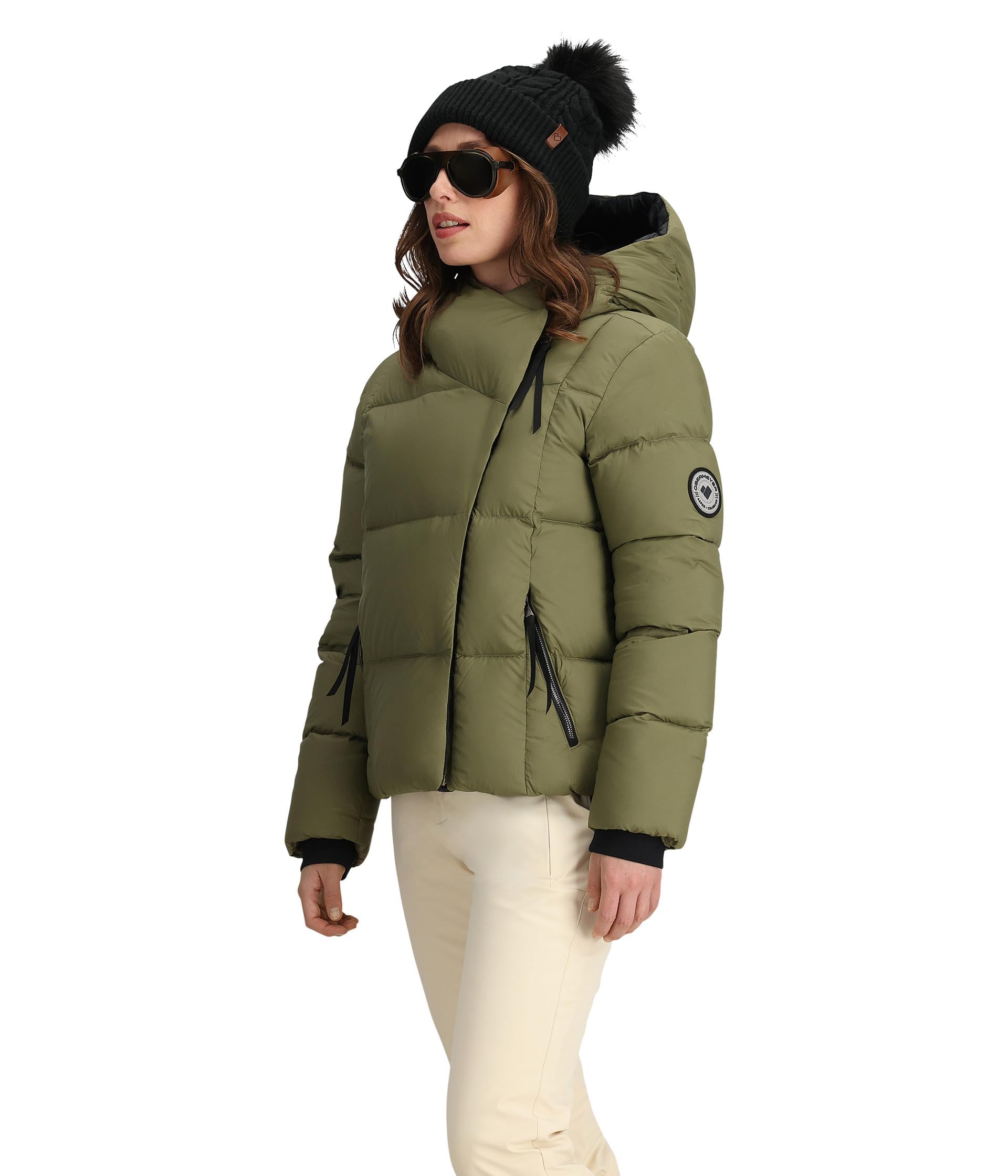 Obermeyer Womens Calypso Down Jacket Smokey Olive 8