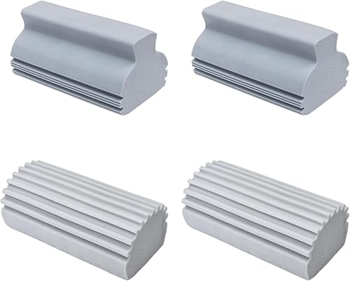 Miniatura 1 de M-jump Juego de 4 esponjas de limpieza húmeda, esponja mágica para limpieza de polvo, herramienta de limpieza de ciegos para zócalos, ranuras de