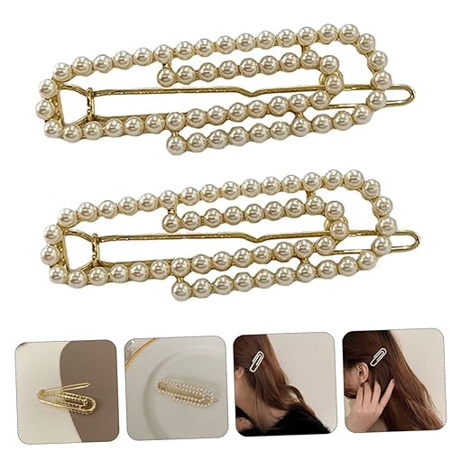 Miniatura 4 de 2 pinzas para el cabello, pinzas de metal para el cabello, broches de metal con diamantes de imitación para mujer, pasadores de flores para baile de