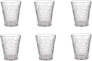 Lzxruier Vasos de Jugo Gafas de Bebidas for el hogar (Conjunto de 6) Jugo Martini Cocteles Gafas de cóctel Perfecto Regalo for Bar Party Universal Taza Jugo Leche Taza Vasos Altos (Color : A)