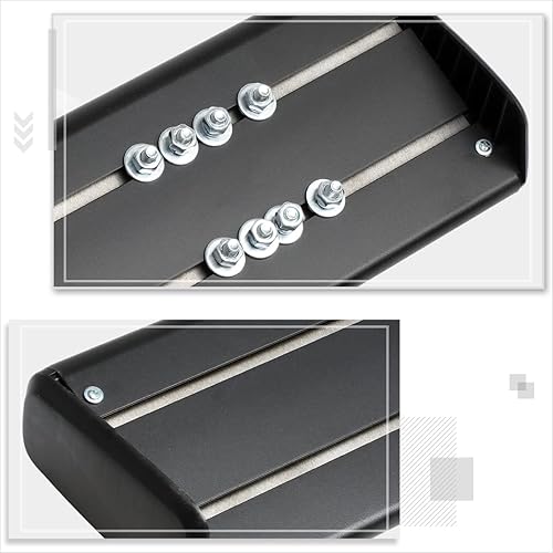 Miniatura 10 de PM PERFORMOTOR Estribo de barra Nerf de 6 pulgadas color negro mate compatible con Silverado Sierra 150007-19 Silverado Sierra 2500 3500HD,