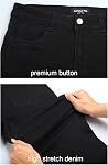 GINGTTO Hommes Skinny Jeans Stretch Slim Fit Jean Pantalons
