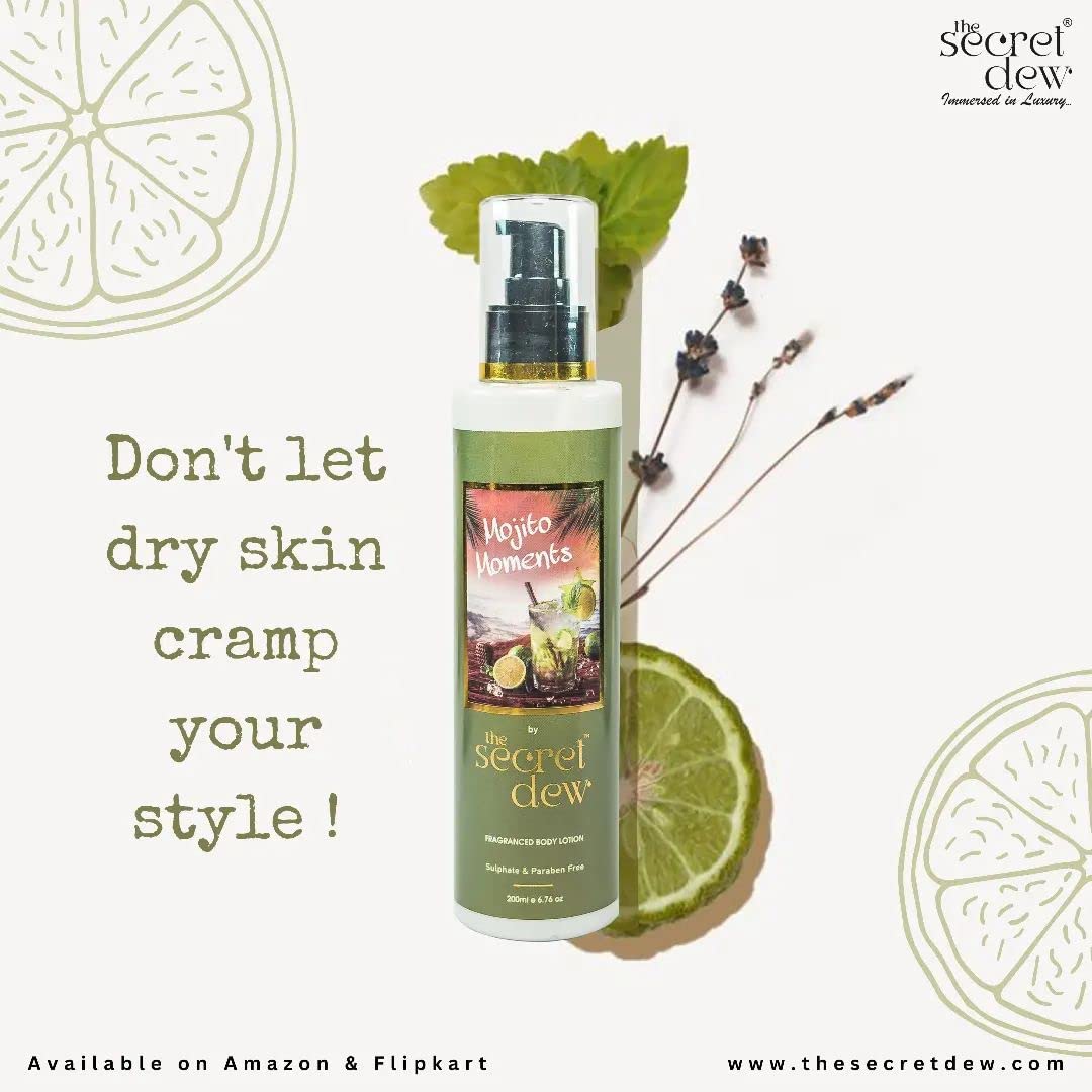 The Secret Dew Skincare Combo of Body Wash, Body Lotion & Body Mist | Long Lasting Frangance, Self Care Hamper For Women & Men | Gift Kit For All Occasions | Wedding Gift Set 100% vegan – Mojito Moment The Secret Dew Skincare Combo of Body Wash, Body Lotion & Body Mist | Long Lasting Frangance, Self Care Hamper For Women & Men | Gift Kit For All Occasions | Wedding Gift Set 100% vegan – Mojito Moment