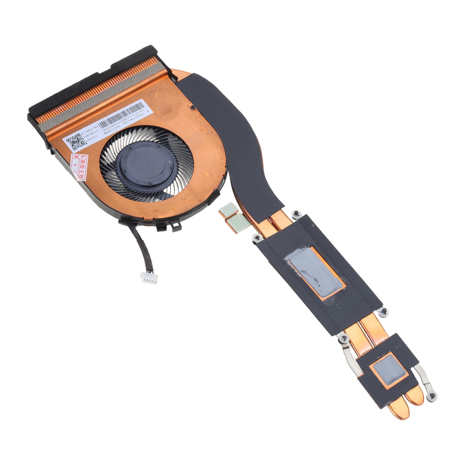 Ventola raffreddamento della CPU del computer portatile originale e nuova per T470 T480 Ventola della CPU del radiatore 01YR202 01YR200 Ventola raffreddamento del radiatore