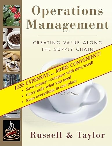 Operations Management: Creating Value Along the Supply Chain, 6th Edition Binder Ready