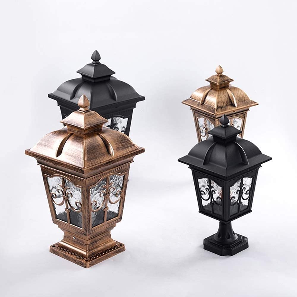 Lampa uliczna Latarnia ogrodowa Zewnętrzne lampy podłogowe Latarnia Słupek płotu ogrodowego Zewnętrzne kolumny oświetleniowe Oświetlenie krajobrazu E27 Zewnętrzne lampy słupkowe Oprawy Oszczędnoś