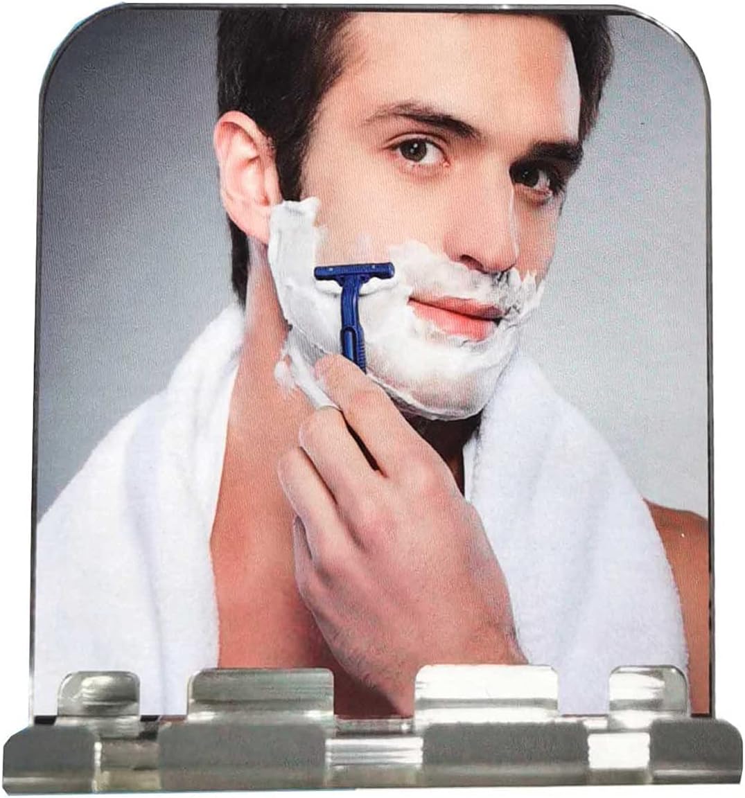 Anti-Fog Shower Mirror, Fogless Bathroom Shaving Mirror image 4