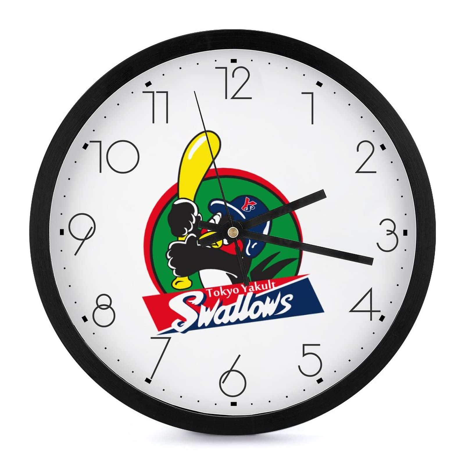 Amazon.co.jp: 掛け時計 東京ヤクルトスワローズ つば九郎 壁掛け時計