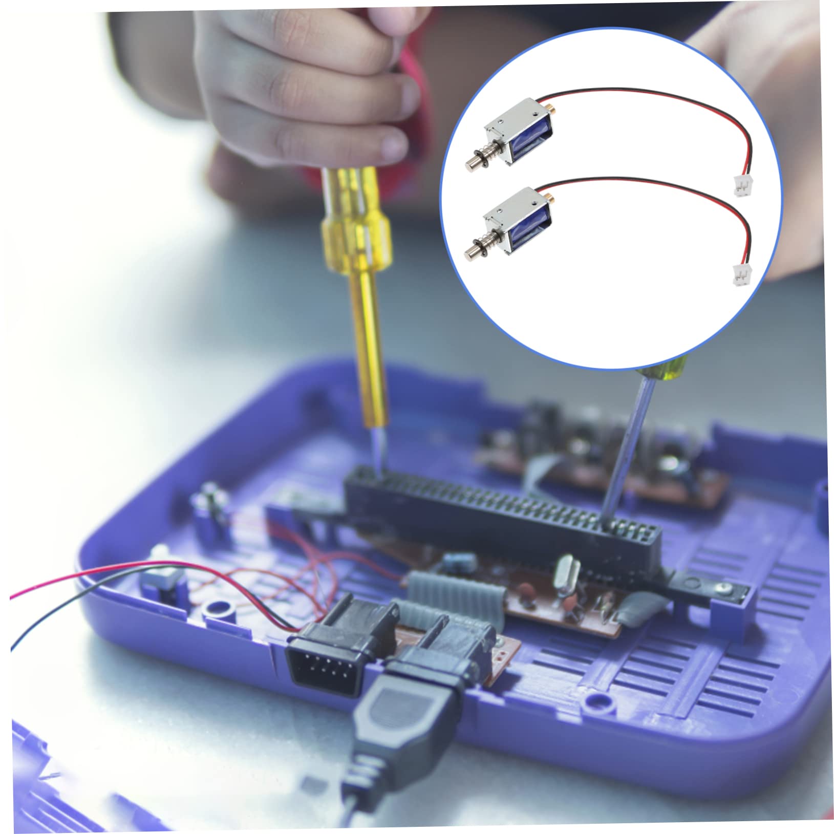 12stücke Push-Pull Elektromagnet Dc Offener Rahmen Linearbewegung Plunger Mit Feder-rückführung Für Verkaufsautomaten Und Haushaltsgeräte