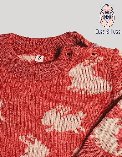 Image of CUBS & HUGS Full Sleeves Baby Woolen Sweater Pullover Cardigan