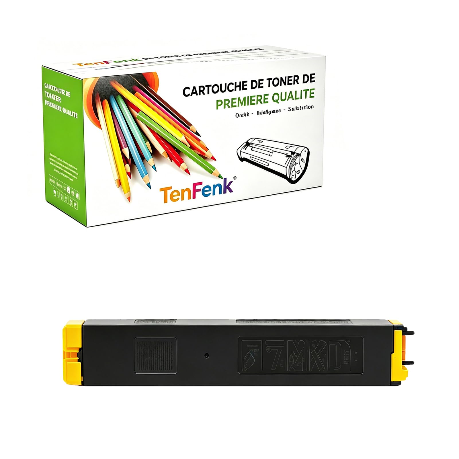 Toner jaune MX51NT pour résoudre les pannes d'impression sur Sharp MX-5110N