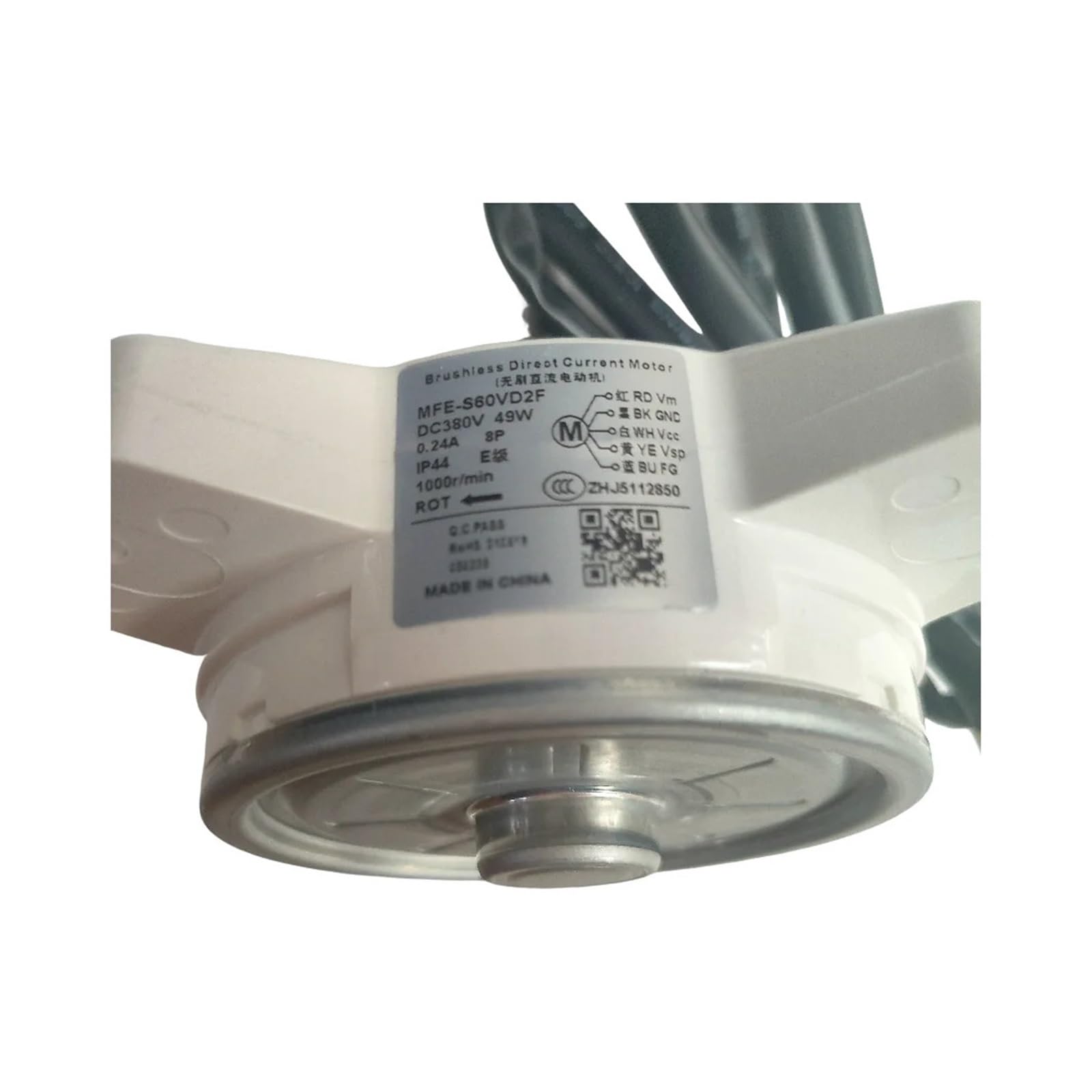 Klimaanlagenmotor kompatibel mit Fujitsu Inverter-Klimaanlage, externer Gleichstrommotor MFE-S60VD2F 23A12GA0827, bürstenloser Motor, Klimaanlagenkomponenten, Ersatz for den Klimaanlagenmotor