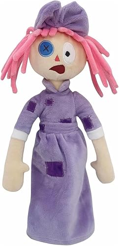 Miniatura 5 de 2 juguetes de peluche de circo digital The Amazing Digital Circus de 11 pulgadas, Pomni y Jax de peluche, regalo para niños y fanáticos (4 piezas)