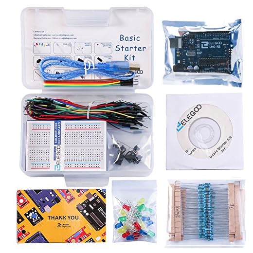 ELEGOO UNO R3 Project Basic Starter Kit per Principianti, Incluso Kit di Apprendimento Tutorial in Italiano, Compatibile con Arduino IDE