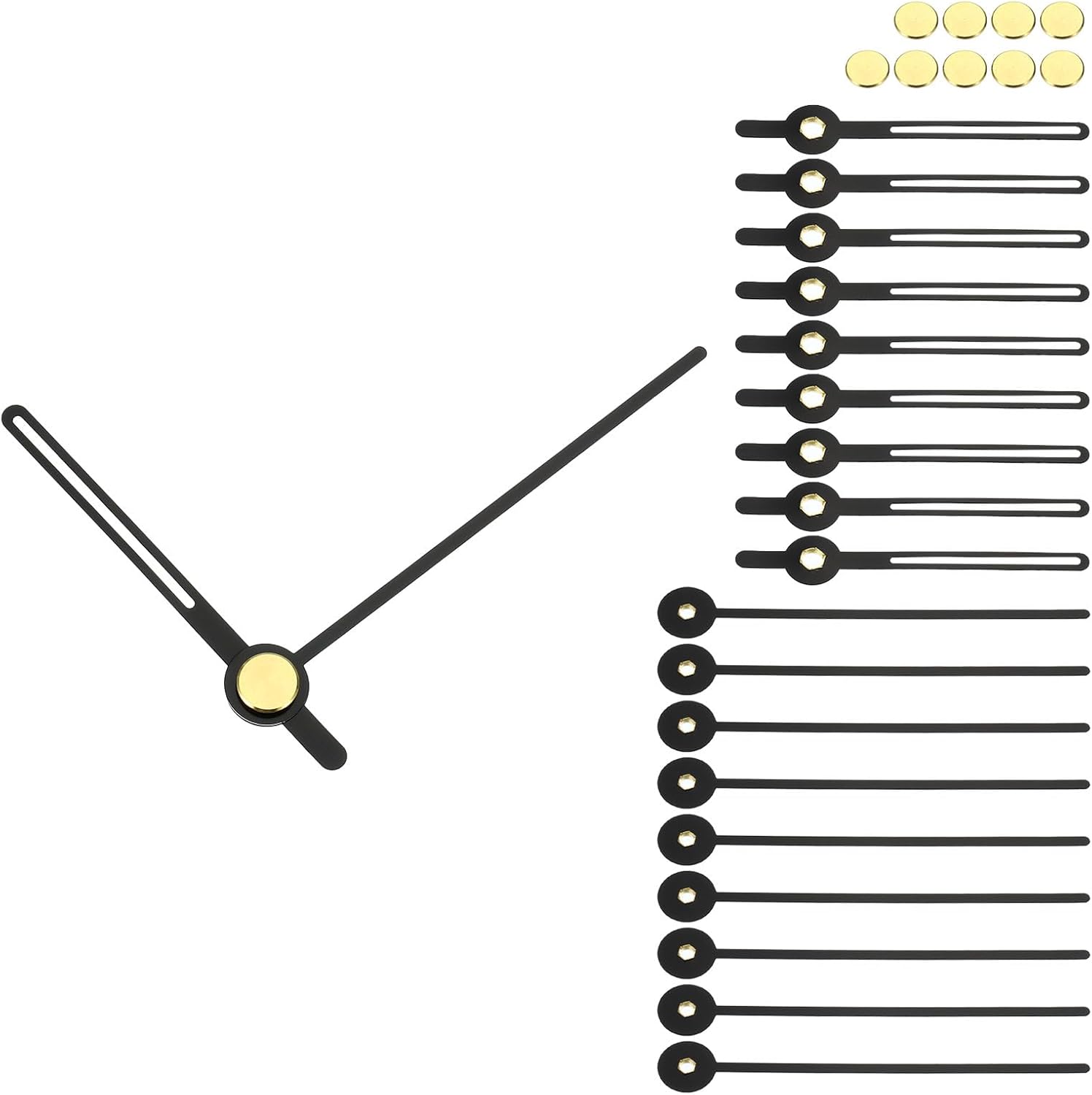 PATIKIL Replacement Clock Hands Kit, 10 Set Replacement