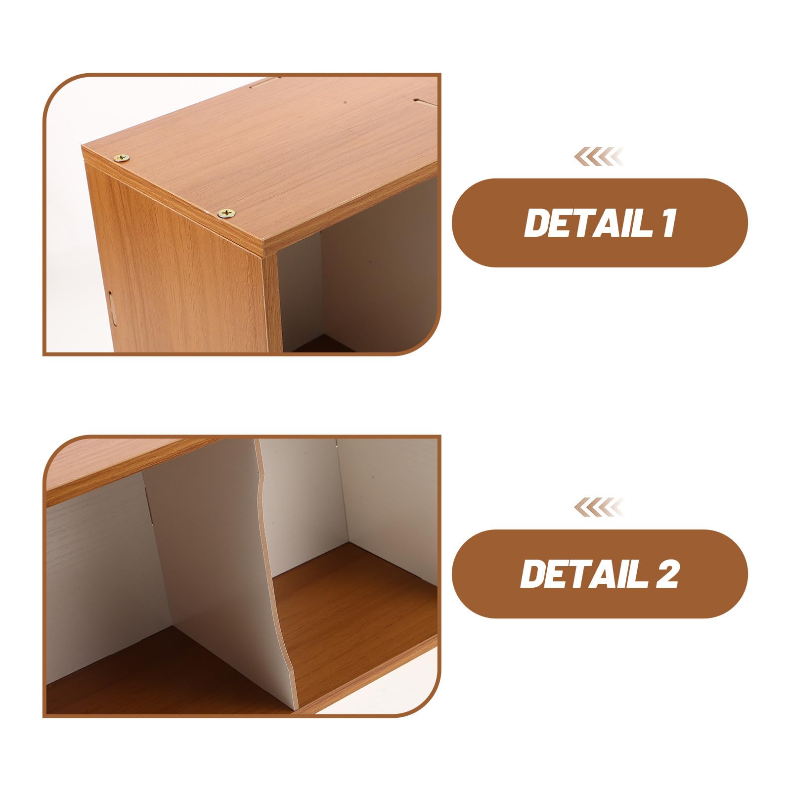 SOLUSTRE CD Organizer Ständer für Desktop mit Einfacher Montage und Praktischer Schreibtischablage für Studium und Büroorganisation