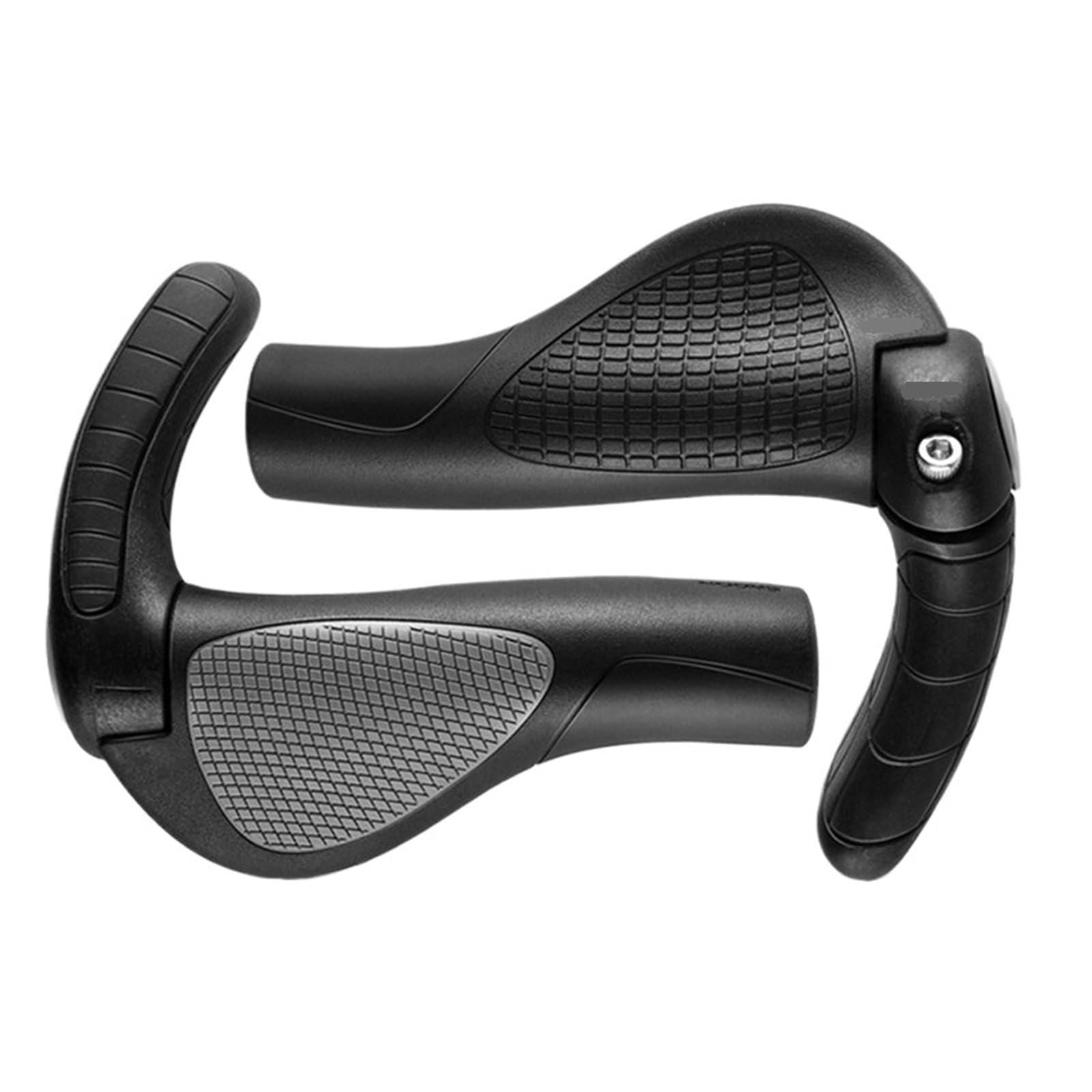 Kompatibel for ERGON GP1 GP3 GP5 Lenkergriffe | Ergonomische Gummigriffe mit Bar-End-Design for Mountainbike-Lenker