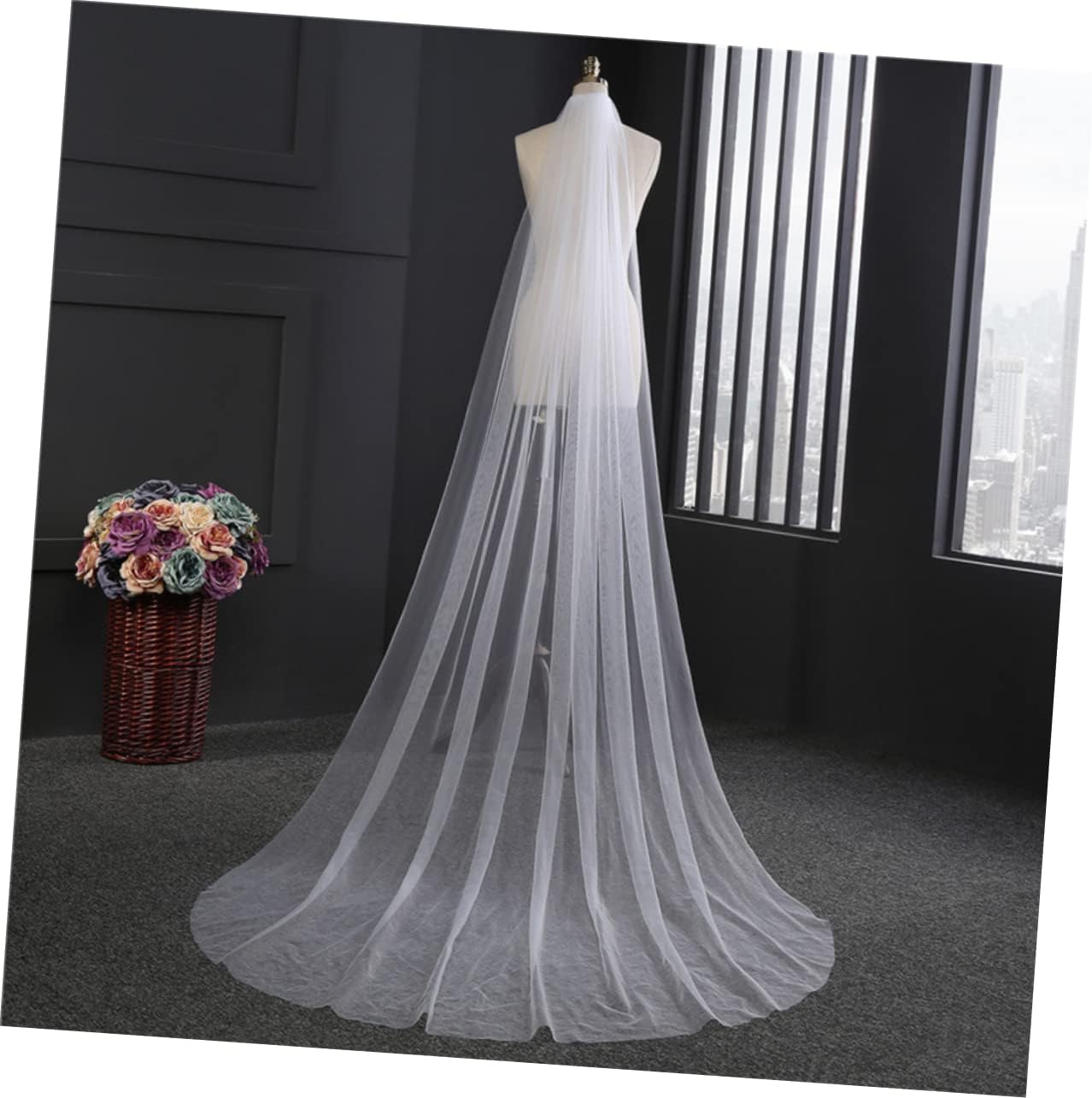 White Veil Bridal Veil Wedding Veil White Wedding Veil Bridal Veil Bride Dress Accessories White Veil