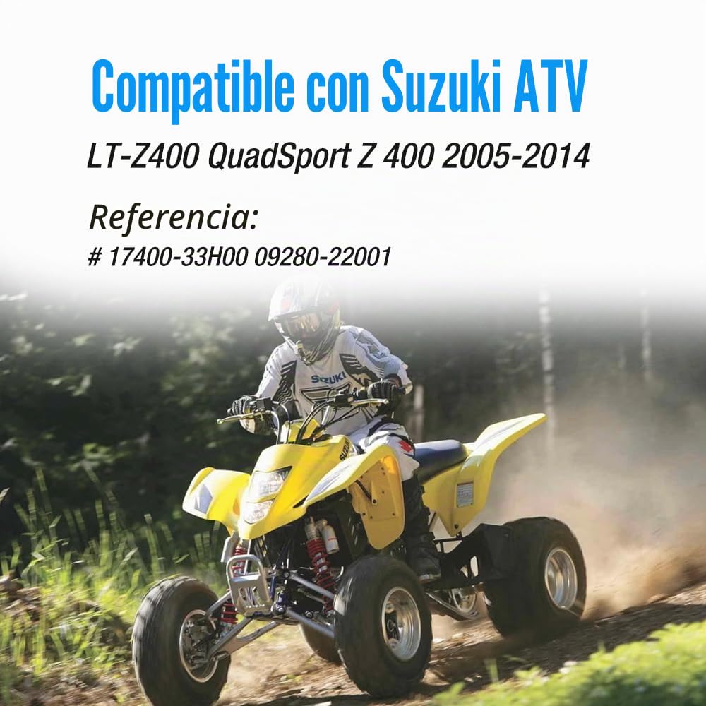 Bomba de agua compatible con Suzuki LTZ-400 QuadSport Z 400 2005-2014
