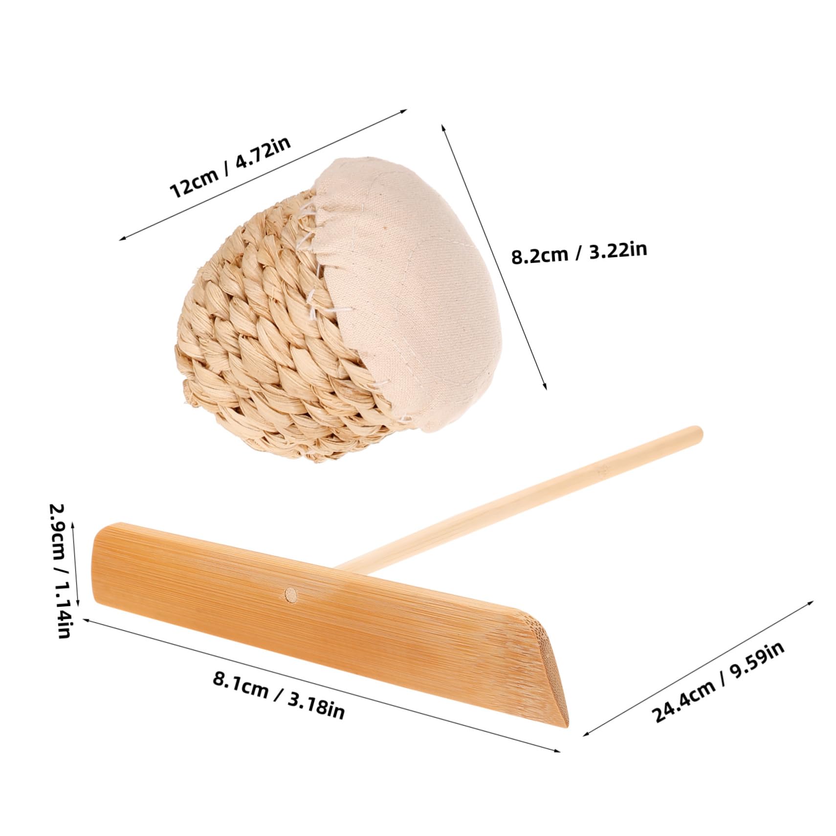 Happyyami 1set Pancake Oil Spreader and Spatula Kit for Easy Crepe Making Nonstick Basting Brush for Even Heating for Family Breakfasts and Cooking Enthusiasts