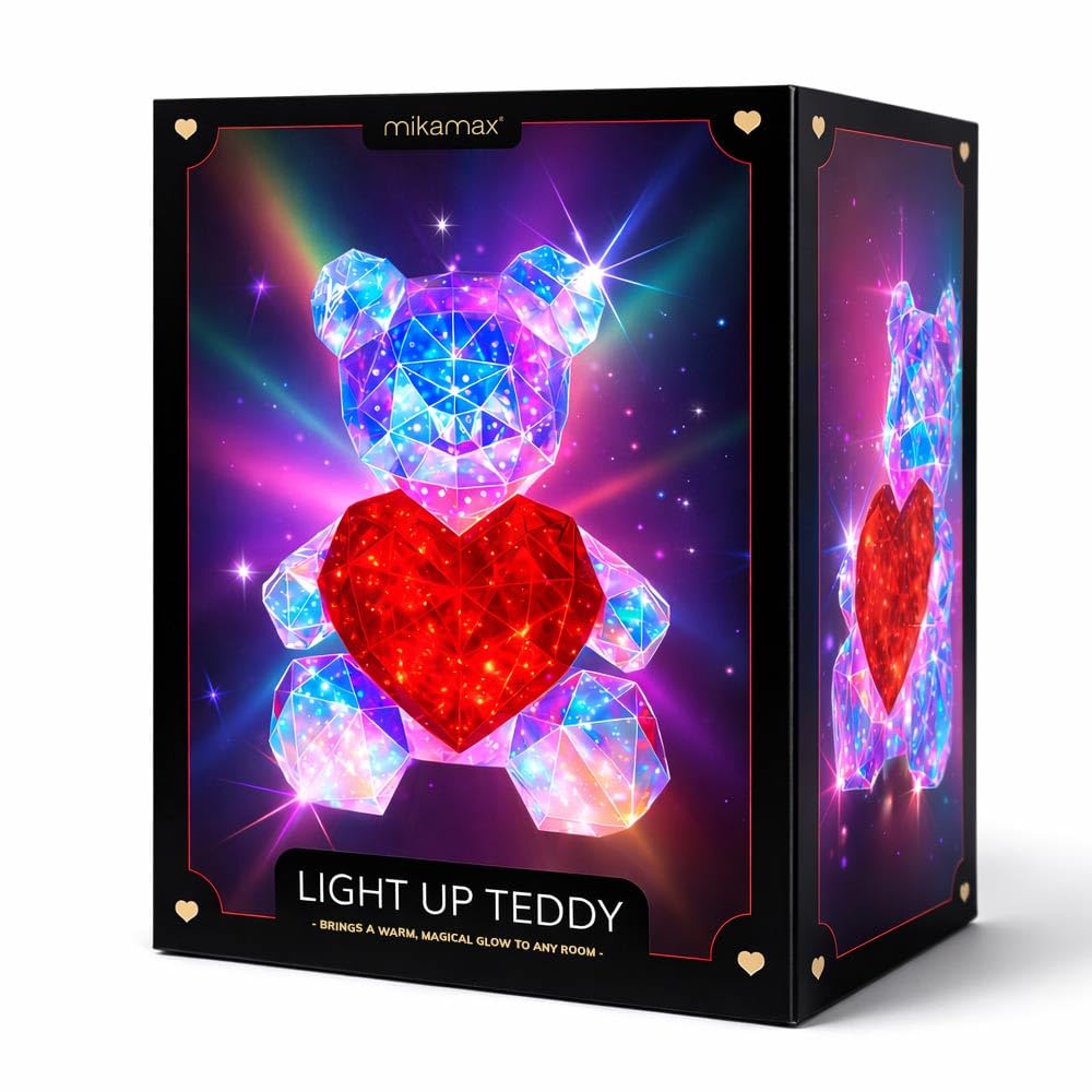 Light Up Teddy - 40cm - LED Night light