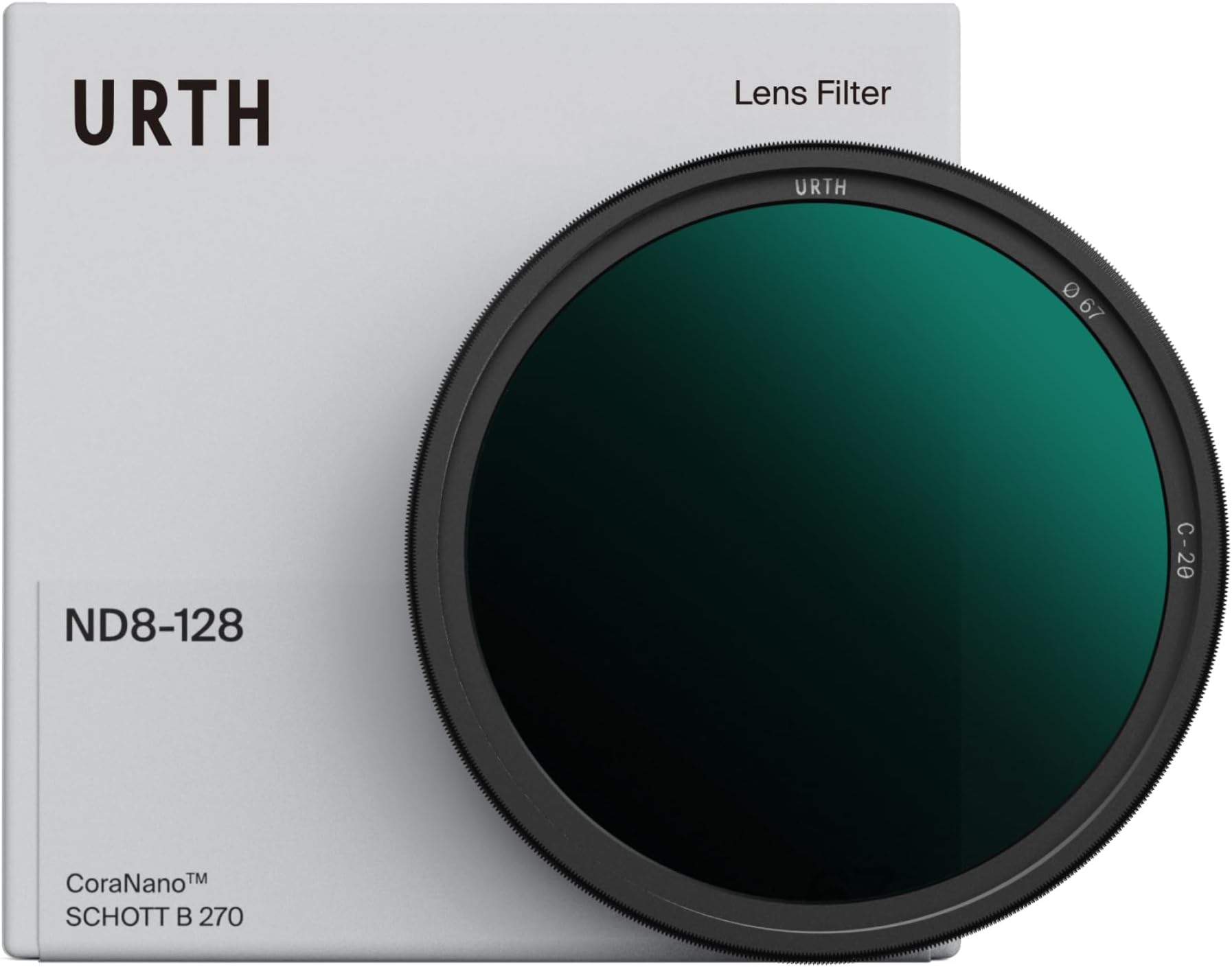 Urth 58mm ND8-128 Variable ND Lens Filter (Plus+) — 3-7 Stop Range, Ultra-Slim 20-Layer Nano-Coated Neutral Density Filter for Cameras