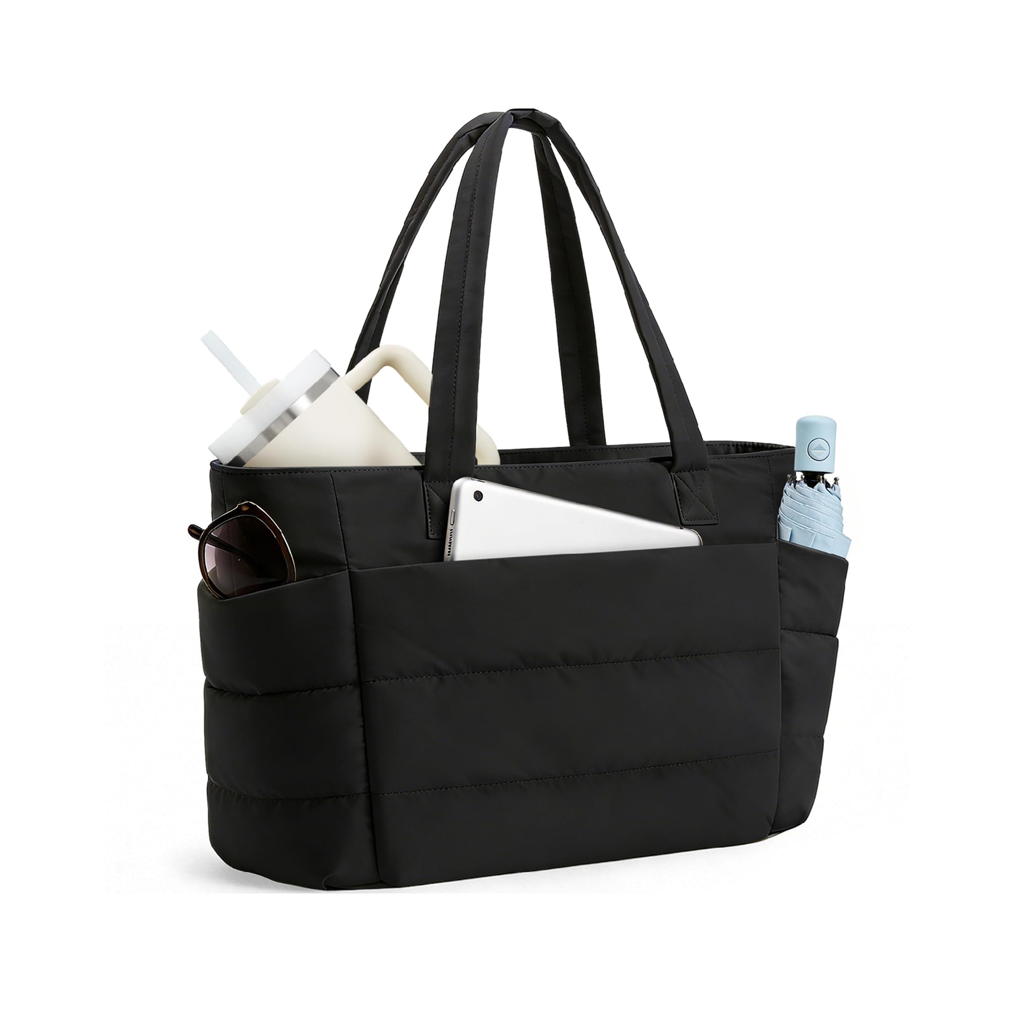 Sac à Main 8+9 20l Pour Femme, Avec Pochette Multifonctionnelle Pour Cartes De Voyage. LéGer (0,39 Kg), Il Comprend Un Compartiment Pour Ordinateur Portable 15,6 Pouces