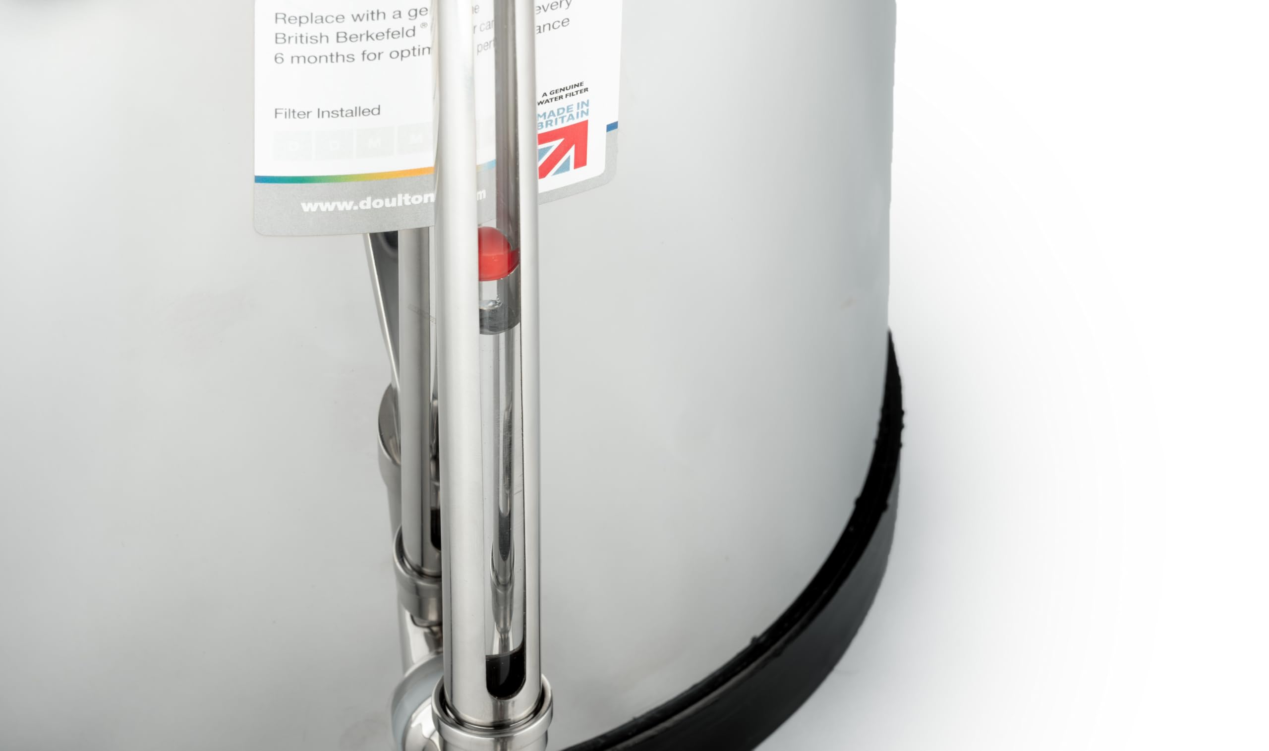British Berkefeld Robinet À Bec En Acier Inoxydable Avec Jauge De Niveau D'eau Compatible 6-12 Litres