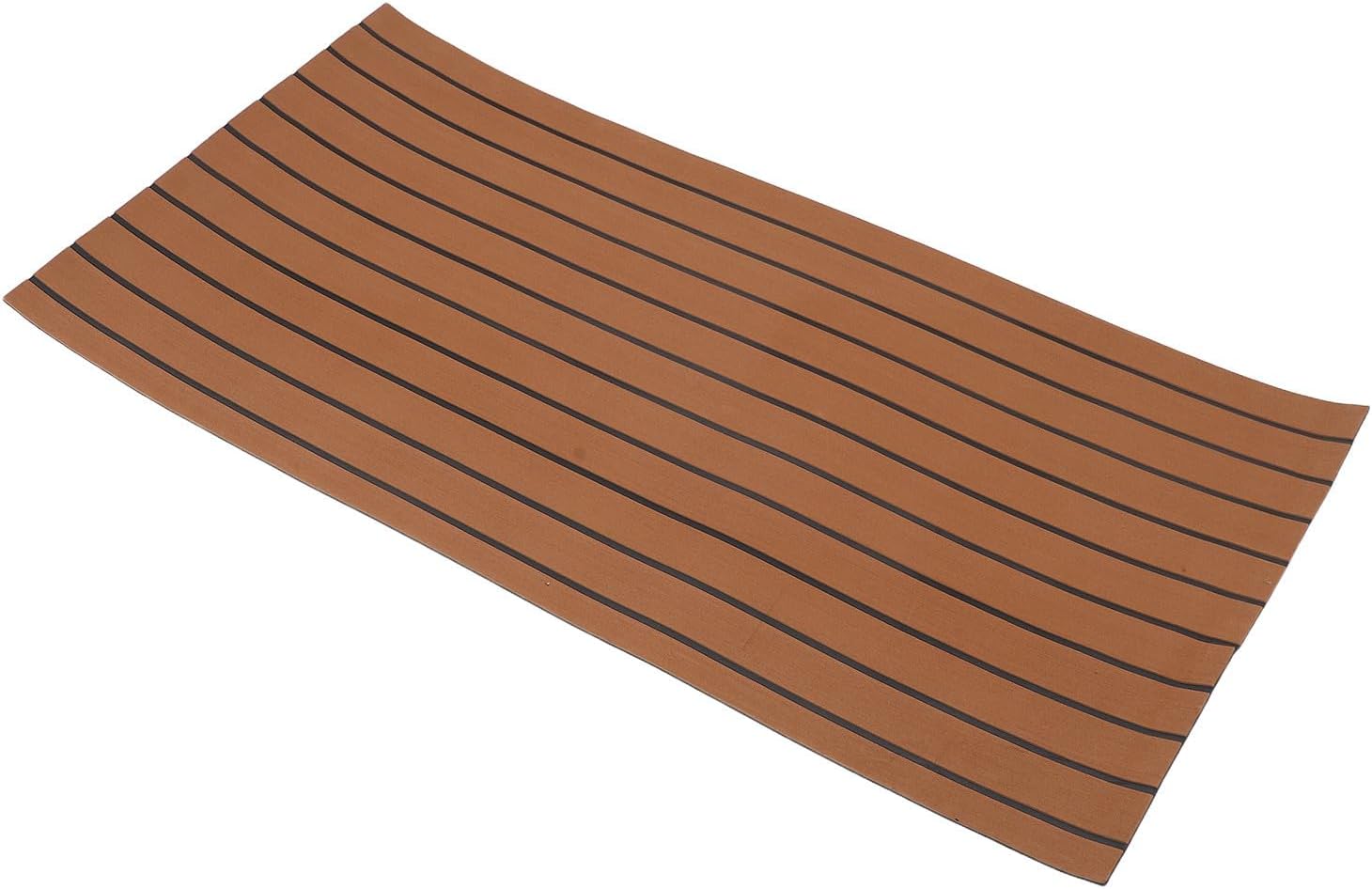 Boat Flooring Mat with Adhesive Backing Faux Teak EVA